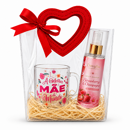 Kit Body Splash + Caneca - Escolha a fragrância