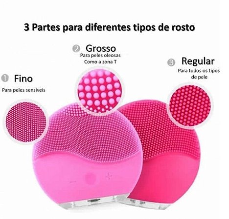 Esponja de Limpeza eletrica e Massageadora Facial - ferracinimports