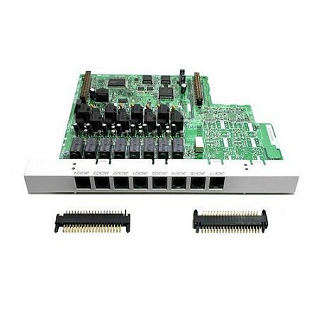 Placa de Expansão 3 Linhas e 8 Ramais KX-TE82483 - Pabx Panasonic KX-TES32BR (Seminovo)