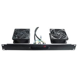 Kit de Ventilação para Rack com 2 Ventiladores e com Termostato Digital