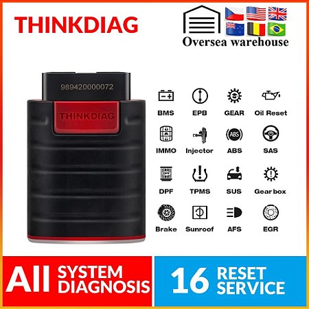 Thinkcar thinkdiag obd2 obdii leitor de código