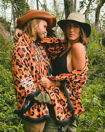 Kit Leopardo | canga + beach pillow