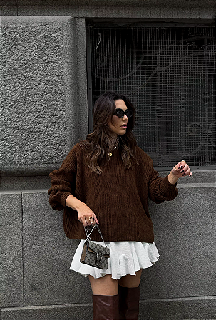 Tricot Marrom Mocha