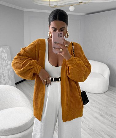 Cardigan Mostarda | Tam. U