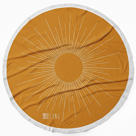 Kit Solar - Canga Redonda + Beach Pillow