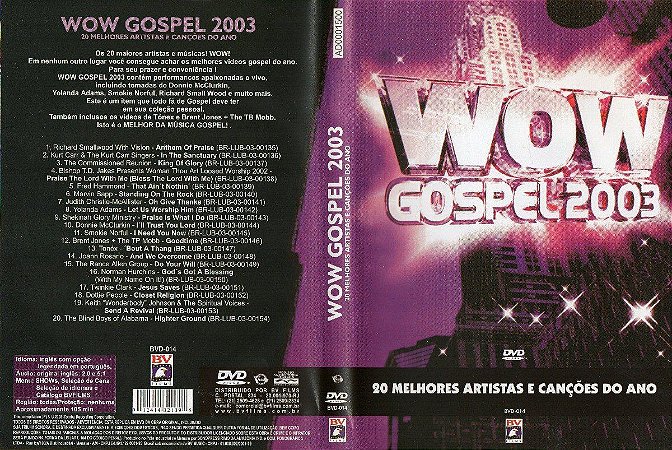 DVD WOW GOSPEL 2003