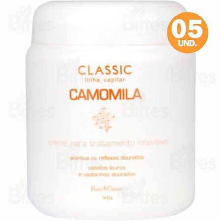 5 Creme Camomila Natu Charm Cosméticos Tratamento Clareador Atacado