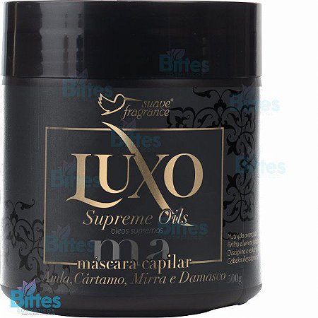 Máscara Luxo Supreme Oils Suave Fragrance amla, cártamo, mirra e damasco
