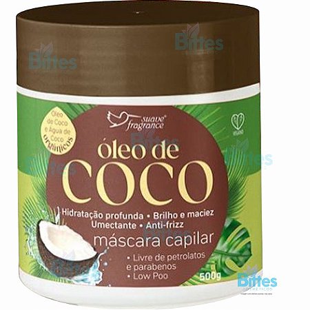 Máscara Capilar Coco Oil Suave Fragrance para Cabelos Secos