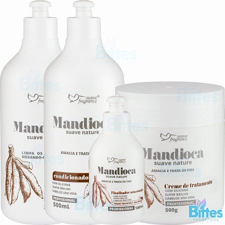 Comprar Kit Mandioca Suave Fragrance Profissional P/ Cabelos sem Vida -  Bittes Cosmeticos