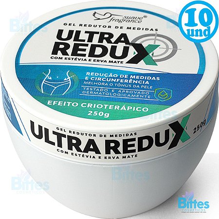 10 Gel Ultra Redux Suave Fragrance Redutor de Medidas Atacado