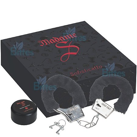 Kit Madame Sofisticatto Kit com 1 Algema e 1 Pomada Hot Massageadora