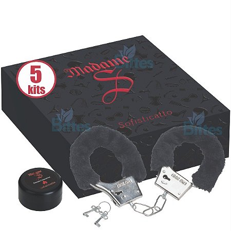 5 Kit Madame Sofisticatto Erótico e Dominante Sexy Shop Atacado