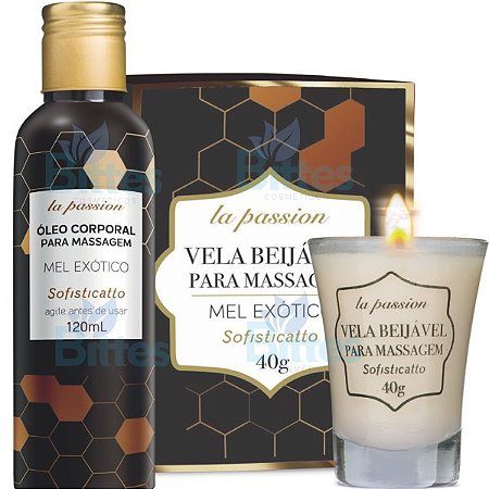KIT SENSUAL MEL EXÓTICO SOFISTICATTO COSMÉTICOS SEXSHOP
