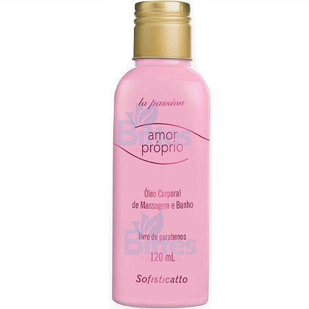 ÓLEO PARA MASSAGEM AMOR PRÓPRIO SOFISTICATTO COSMÉTICOS SEXSHOP