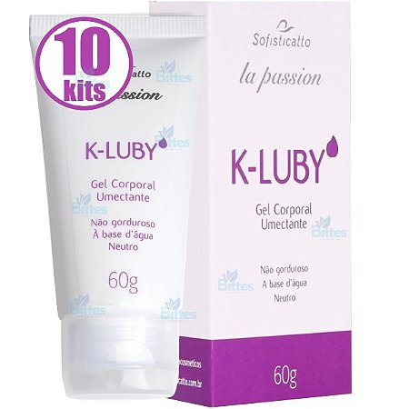 10 GEL CORPORAL K-LUBY NEUTRO SOFISTICATTO COSMÉTICOS BEIJÁVEL SEXSHOP REVENDA