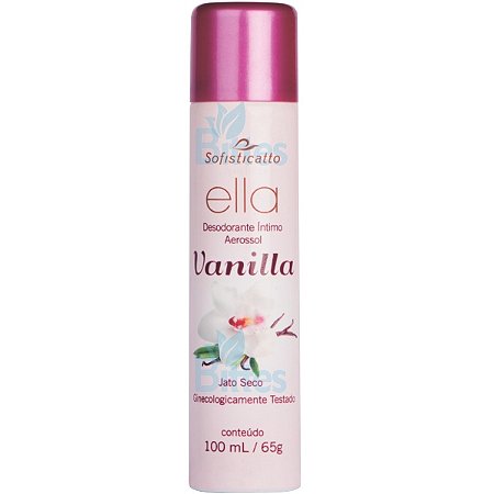 DESODORANTE ÍNTIMO VANILLA SOFISTICATTO COSMÉTICOS JATO SECO