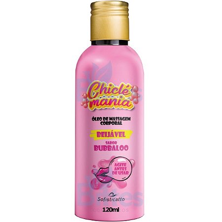 ÓLEO CORPORAL BUBBALOO SOFISTICATTO COSMÉTICOS SEXSHOP CHICLÉ MANIA