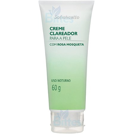 CREME CLAREADOR FACIAL SOFISTICATTO COSMÉTICOS  COM ROSA MOSQUETA