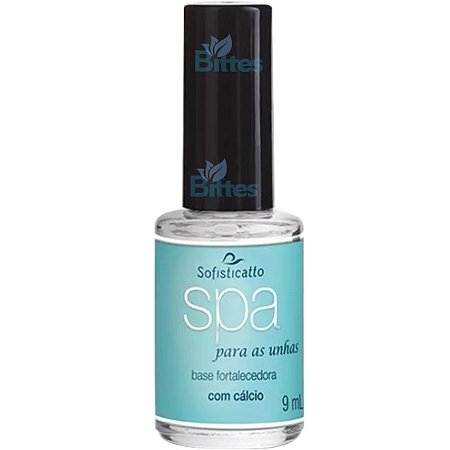 BASE FORTALECEDORA SOFISTICATTO COSMÉTICOS SPA PARA UNHAS COM CÁLCIO