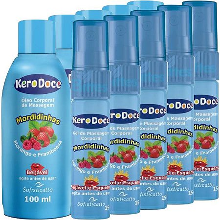 5 KIT SEXSHOP MORDIDINHAS SOFISTICATTO COSMÉTICOS BEJÁVEL E ESQUENTA ATACADO