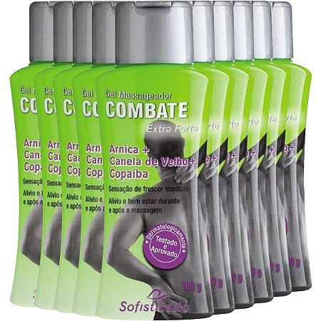 10 GEL MASSAGEADOR ARNICA E CANELA DE VELHO SOFISTICATTO COSMÉTICOS ATACADO