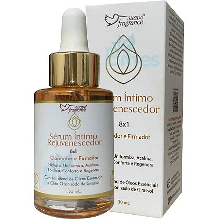 SÉRUM ÍNTIMO REJUVENESCEDOR SUAVE FRAGRANCE COSMÉTICOS CLAREADOR