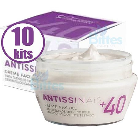 10 CREME FACIAL ANTISSINAIS +40 SUAVE FRAGRANCE COSMÉTICOS PELE MISTA ATACADO