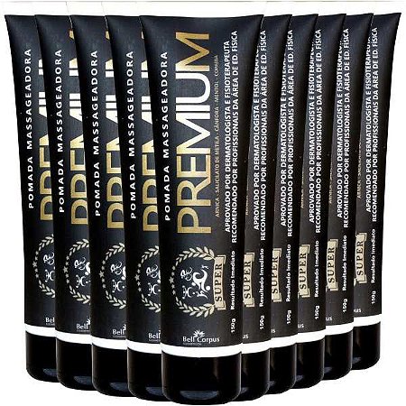 10 POMADA MASSAGEADORA PREMIUM BELL CORPUS ARNICA E MENTOL ATACADO