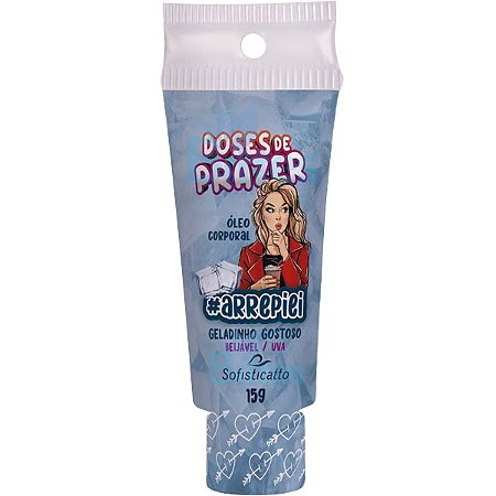 ÓLEO CORPORAL UVA ARREPIEI SOFISTICATTO FEITO GELADO SEXSHOP