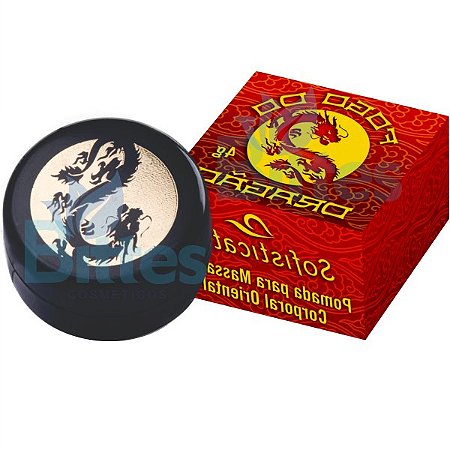 POMADA PARA MASSAGEM CORPORAL FOGO DE DRAGÃO SOFISTICATTO SEXSHOP