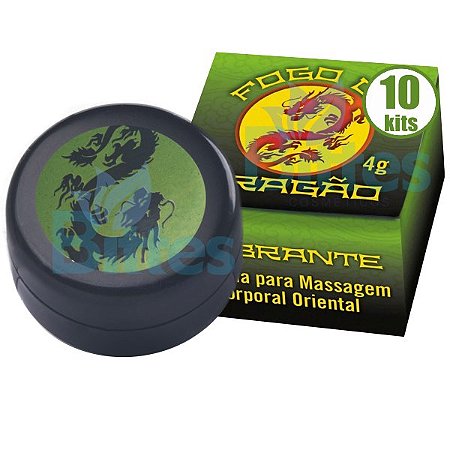 10 POMADA MASSAGEADORA FOGO DE DRAGÃO SOFISTICATTO VIBRANTE ATACADO