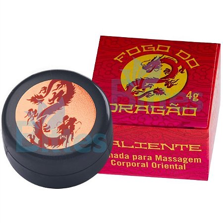 POMADA PARA MASSAGEM FOGO DE DRAGÃO SOFISTICATTO CALIENTE SEXSHOP