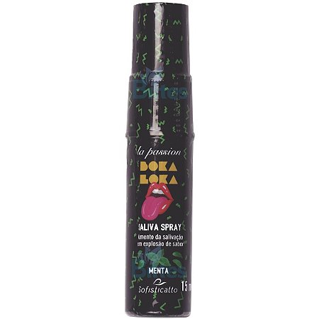 AROMATIZANTE BUCAL MENTA SOFISTICATTO BOKA LOKA AUMENTO DE SALIVAÇÃO