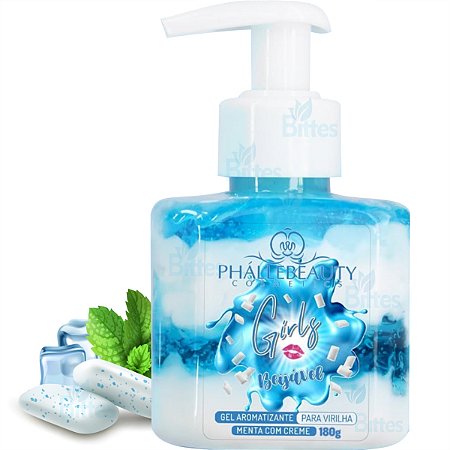 GEL AROMATIZANTE DE VIRILHA MENTA PHÁLLEBEAUTY  COSMÉTICOS BEIJÁVEL