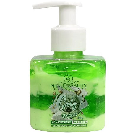 GEL AROMATIZANTE DE VIRILHA PISTACHE PHÁLLEBEAUTY GIRLS BEIJÁVEL