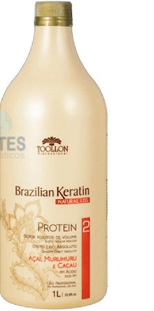 Botox Redutor de Volume Toollon Professional Brazilian Keratin Natural Liss