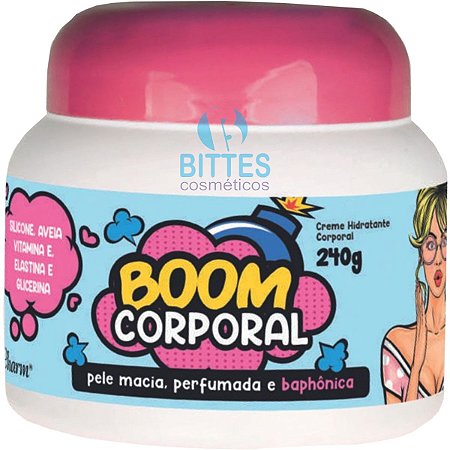 Creme Hidratante Boom Corporal Natu Charm Cosméticos Pele Perfumada