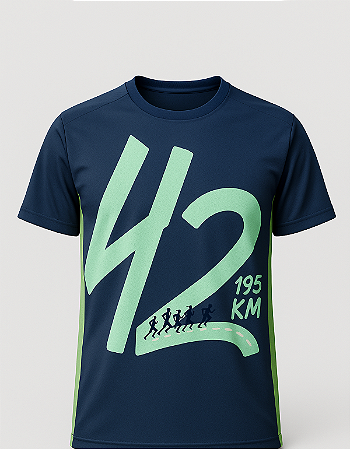 CAMISETA 42,195 KM NEON