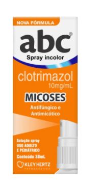 Abc Clotrimazol 10mg Solução Spray 30ml