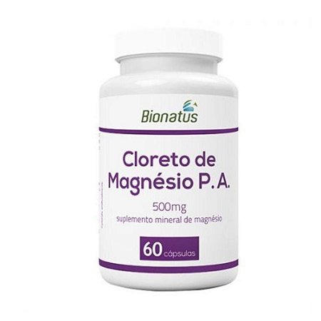 Cloreto de Magnésio P.A. com 60 Cápsulas