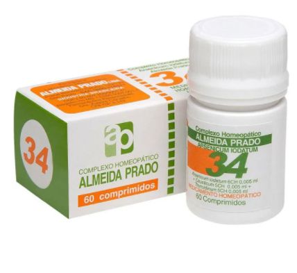 Complexo Homeopático 60 Comprimidos N. 34 Almeida Prado