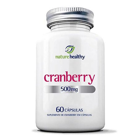 Cranberry 500mg Nature Healthy 60 Cápsulas