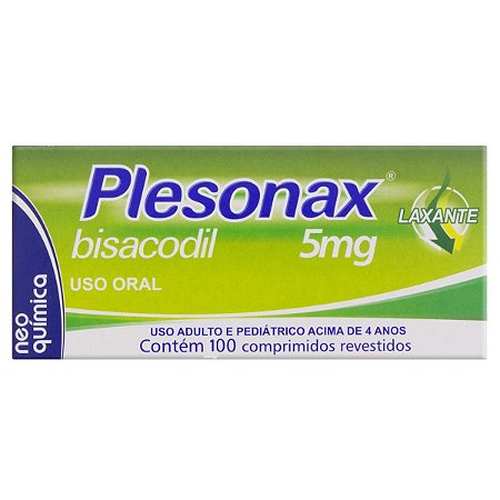 Plesonax 5mg com 100 comprimidos