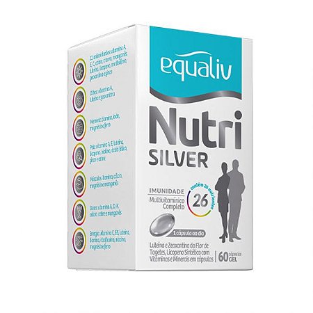 Nutri Silver Equaliv 60 Cápsulas Gel