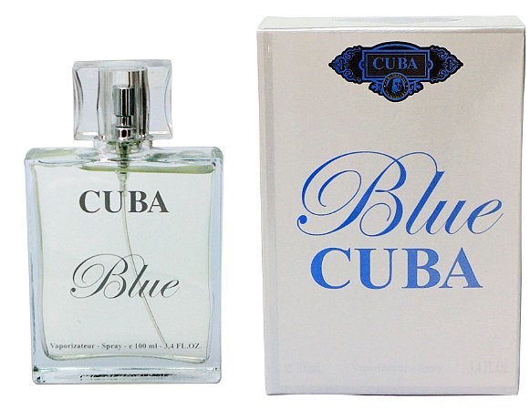 Perfume Masculino Cartonagem Blue Cuba 100mL