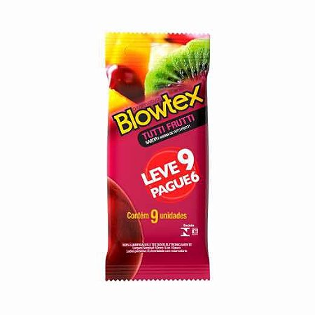 Preservativo Blowtex Tutti Frutti Leve 9 Pague 6 unidades - Farmabit