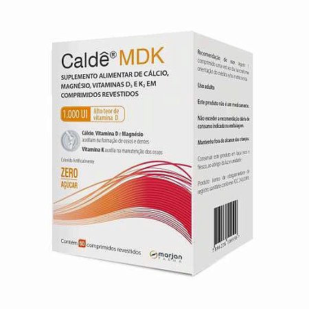 Caldê MDK 1.000UI 60 Comprimidos Revestidos