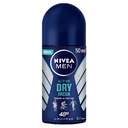 Desodorante Masculino Rollon Nivea Men Active Dry Fresh 50ml