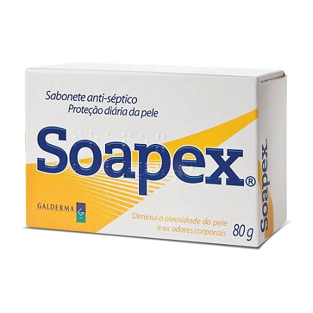 Sabonete Soapex 80g (VALIDADE DEZEMBRO 2023)